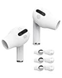 Brujula 3 Pairs AirPods Pro Ear Tips Ear Hooks Covers [Reduce Pain], Anti-Slip Replacement Ear Tips, Silicone Accessories, Fit in The Charging Case, S/M/L(S/M/L)