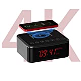 Hidden Camera Spy Camera Motion Activated/Stronger Night Vision/160°View Angle/4K,Spy Camera camaras espias ocultas with Bluetooth Speaker,Alarm Clock,Wireless/Wire Charger(2.4/5Ghz)