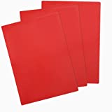 yeesport 3PCS Rubber Stamp Sheets for Laser Engraving Machine, A4 Size Engraving Soft Rubber Mats for Laser Cutter to Make Rubber Stamps, 0.09 Inch Dark Red Rubber Carving Blocks