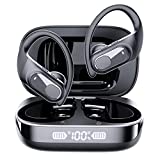 ANINUALE Wireless Earbuds Bluetooth Ear Buds with Mic Wireless Charging Case 58Hrs Playtime LED Display Headphones Over Ear Earhooks IPX7 Waterproof Sport Earphones Wireless Bluetooth 5.3 Earbuds